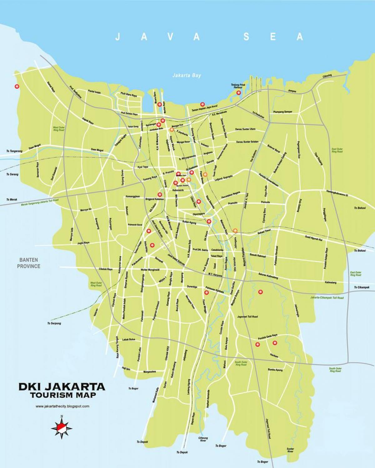 карта на harmoni Џакарта