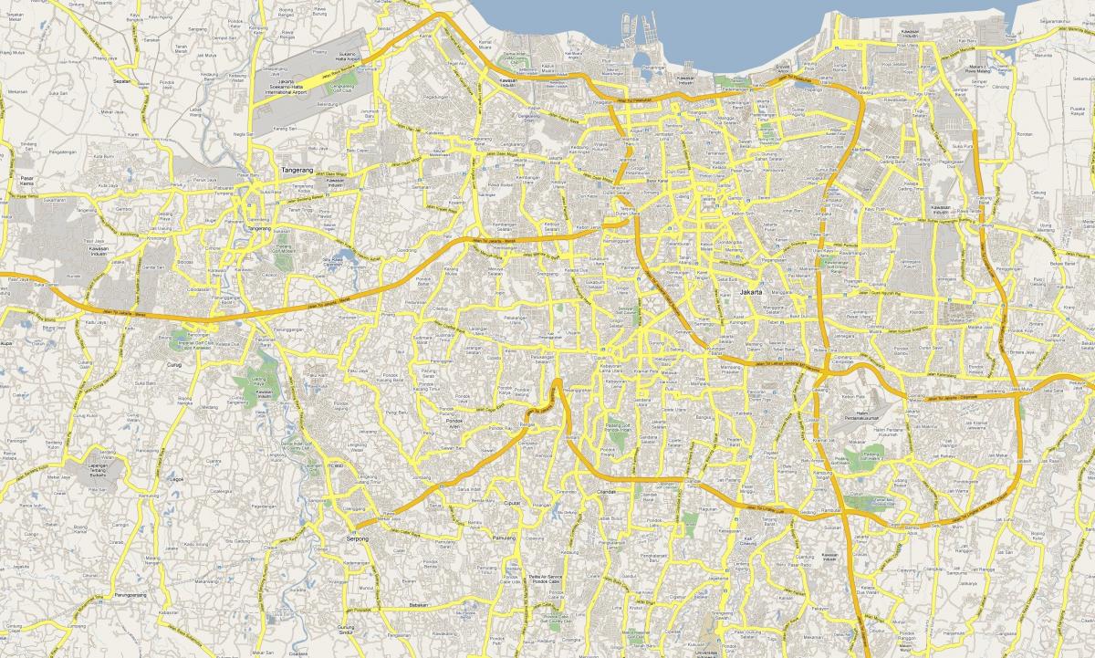 карта на Џакарта патот