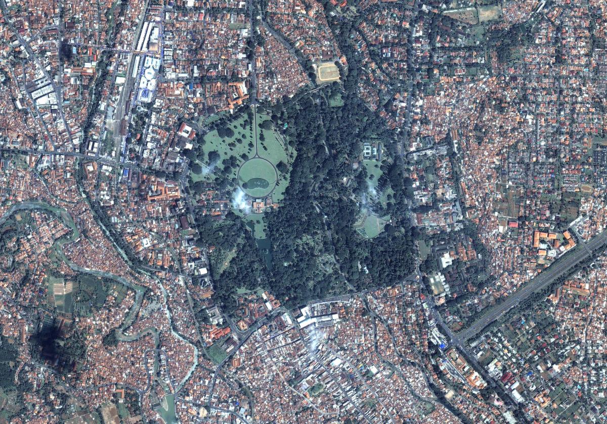 карта на Џакарта satellite