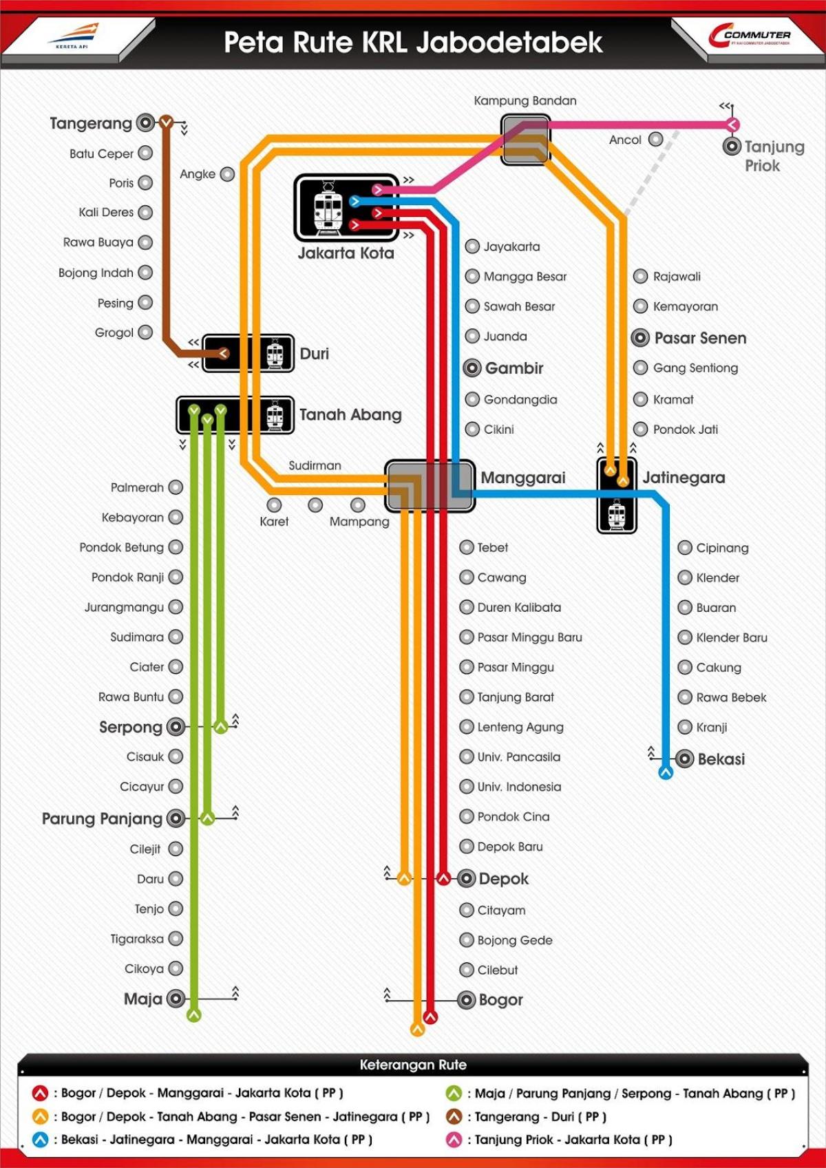 мапата krl Џакарта