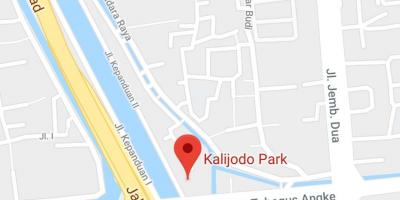 Карта на kalijodo Џакарта