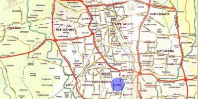 Карта на kemang Џакарта