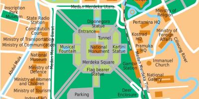 Карта на заводот Џакарта