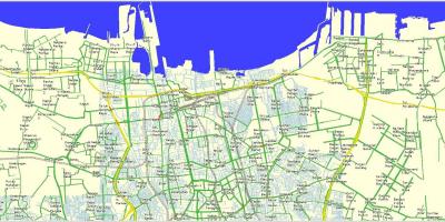 Карта на северна Џакарта