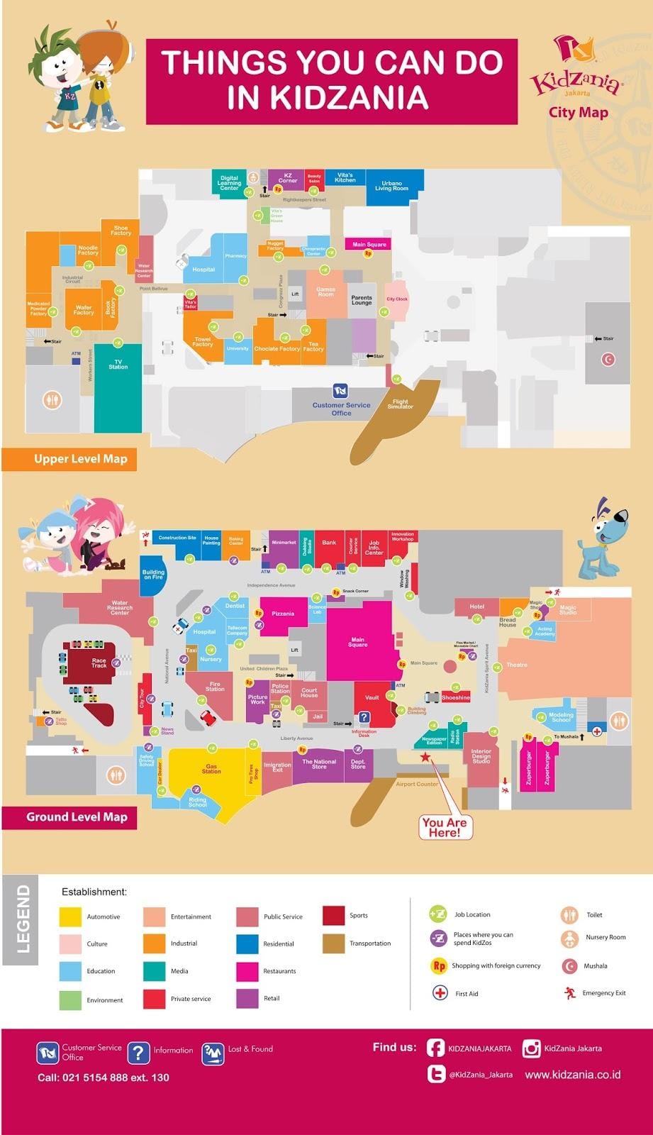 карта на kidzania Џакарта