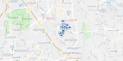 Карта на kuningan Џакарта