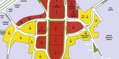 Карта на scbd Џакарта